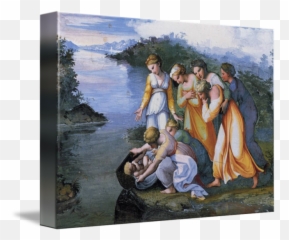 Baby Moses - Raffaello Sanzio Da Urbino Art Emoji,What Is Moses Emotions In The Lithograph Of Moses
