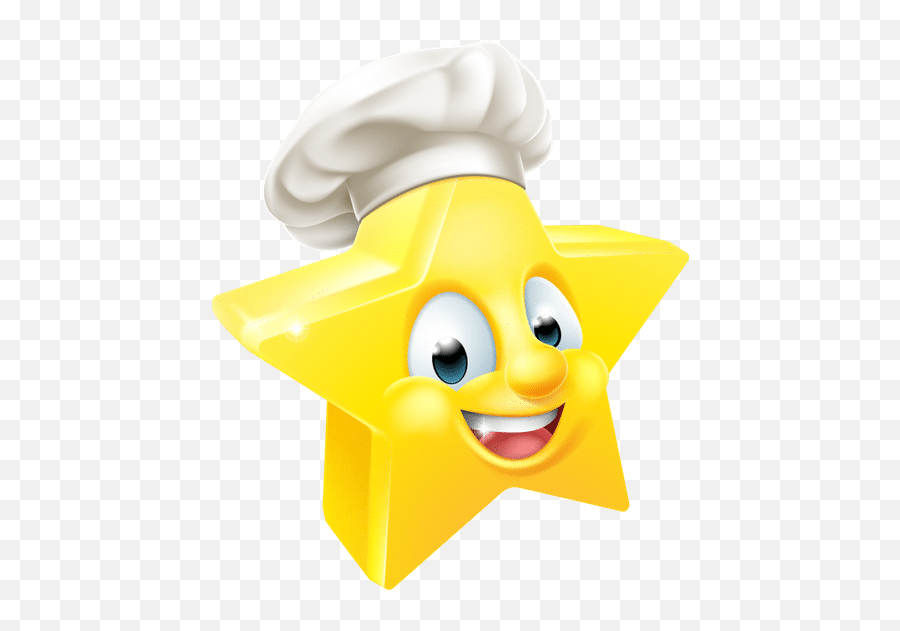 Geoimages U2013 Canva - Cartoon Star Chef Emoji,Happy Chef Emoticon