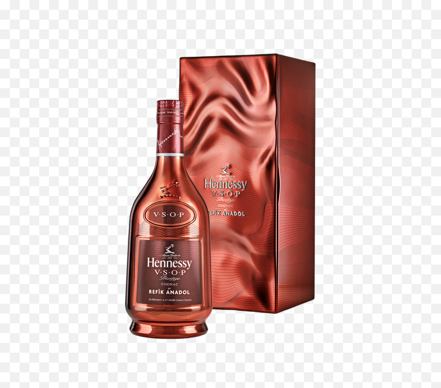 Hennessy Vsop Privilege Limited Edition By Refik Anadol - Hennessy Vsop Refik Anadol Emoji,Emotions Bottle\
