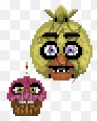 Pixel Chica Cupcake - Dynamo Blues Emoji,Cr Ow Emoticon