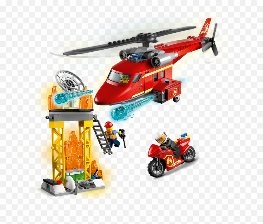 Fire Rescue Helicopter 60281 - Lego City Fire Rescue Helicopter Emoji,Boy Doing The Helicopter Emoticon