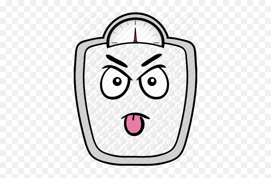 40 Lbs Later - Happy Weighing Scales Cartoon Emoji,Emoji Body Scale