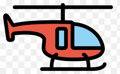 Helicopter Emoji Clipart - Helicopter Emoji,Aerial Tramway Emoji