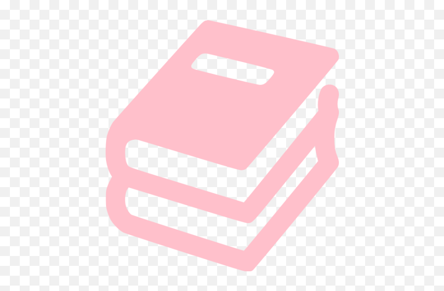 Pink Book Stack Icon - Transparent Book Icon Pink Emoji,Book Stack Emoticon