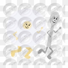 Dish Ran Away With The Spoon Stencil For Classroom Therapy Emoji,Dishes Emoticon