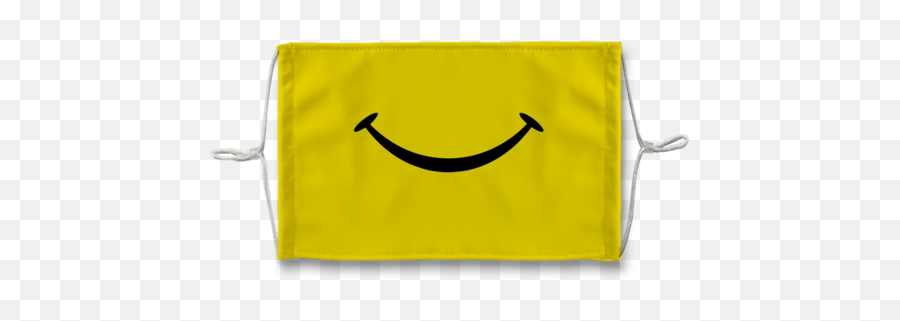 Yellow Smiley Face Mask - Uk Madeu2013 Obsessed Merch Emoji,Pokerface Emoticon