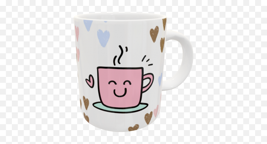 Imagem 1 Imagem 2 Imagem 1 Caneca Temática Café Emoji,Caneca Emojis