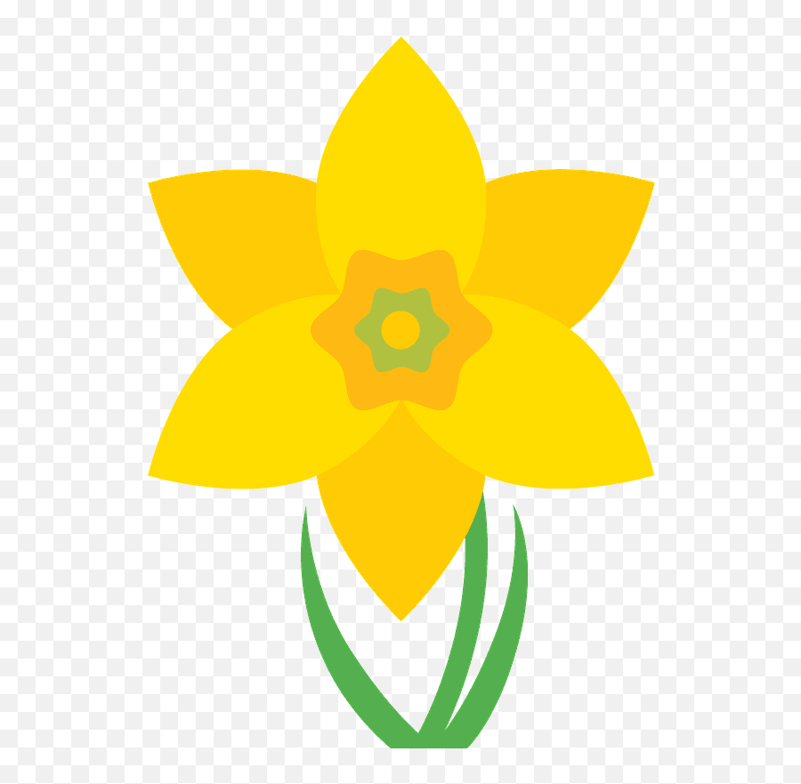 Daffodil Clipart Transparent Image - Clipart World Emoji,Petal Emoji