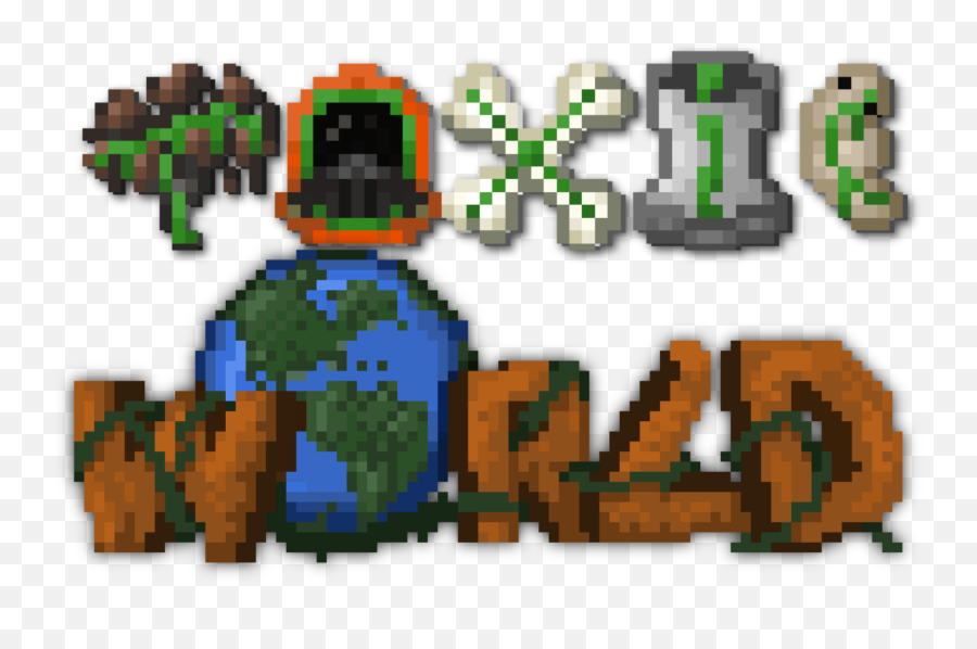 Toxic World Mcreator Emoji,Toxic Barral Emoticon Type Font