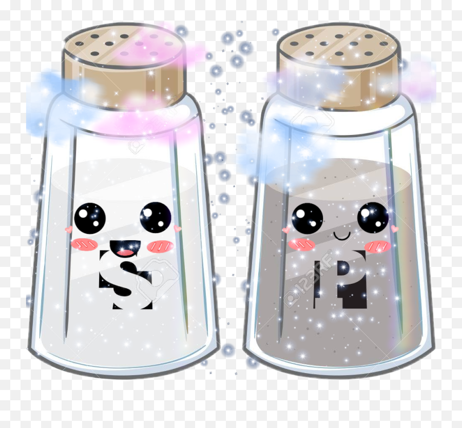 Pepper Shakers Sticker Challenge - Lid Emoji,Salt And Pepper Emoji