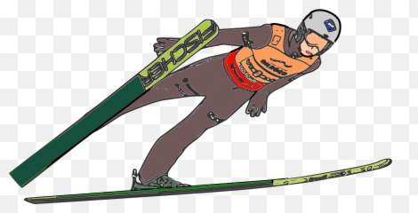 Skiing Clipart Ski Jump Skiing Ski Jump Transparent Free - Ski Jumper Png Emoji,Skier Emoji