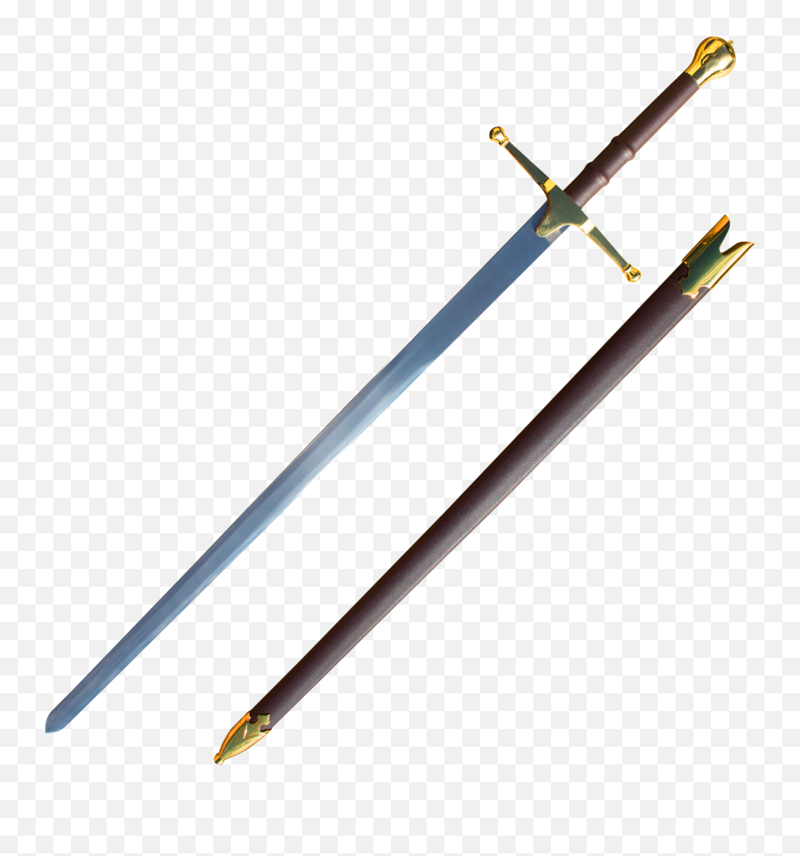 Double Gold Sword Png Clipart - Portable Network Graphics Emoji,Double Sword Emoji