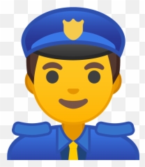 Police Officer Emoji - Policia Emoji,Theif Emoji