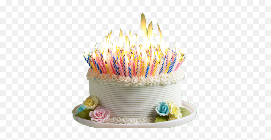 Birthday Cake With Many Candles - Birthday Cake With Candles Transparent Emoji,Funnel Cake Emoji