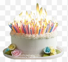Birthday Cake With Many Candles - Birthday Cake With Candles Transparent Emoji,Funnel Cake Emoji