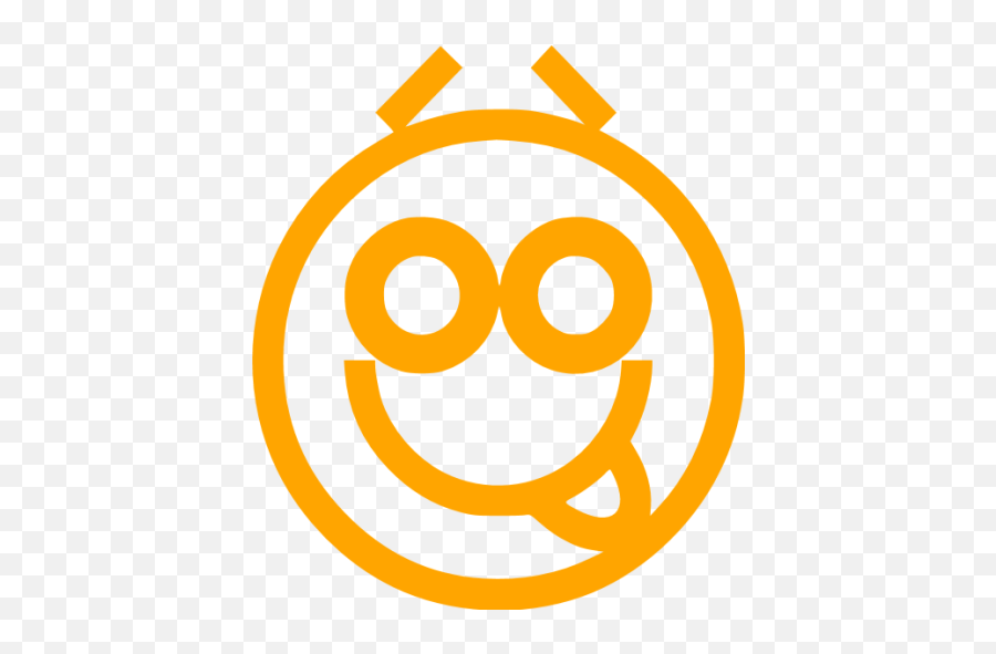 Orange Emoticon 20 Icon - Emoticon Emoji,Orange Emoticon