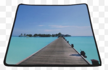 Tropische Zee Mousepad - Plank Emoji,Emoticons Blozen