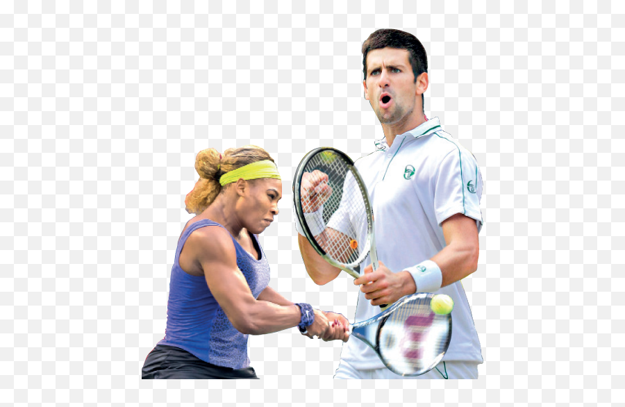 Djokovic Nadal Serena - Ease Through Bouchard Crashes Emoji,Emotion Chartrier Roland Garros