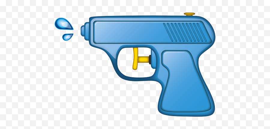 Water Gun Emoji Png Transparent - Weapons,Guninmouth Emoticon