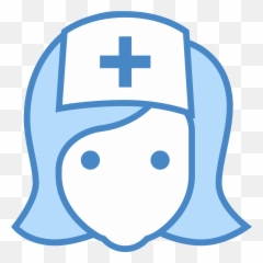 Front Of A Nurses Face Clipart - Nurse Head Clipart Emoji,Nursing Emoji Face