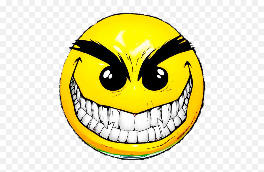 Smiley Halloween Png Photos - Smiley Face Evil Emoji,Tooth Emoji