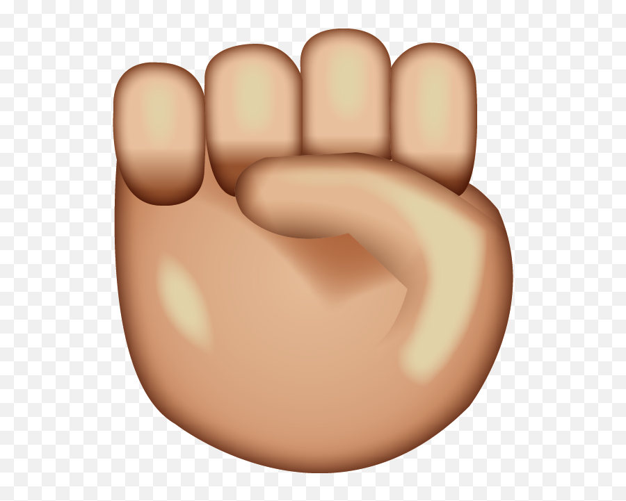 Raised Fist Emoji - Raised Fist Emoji Png,Fist Emoji