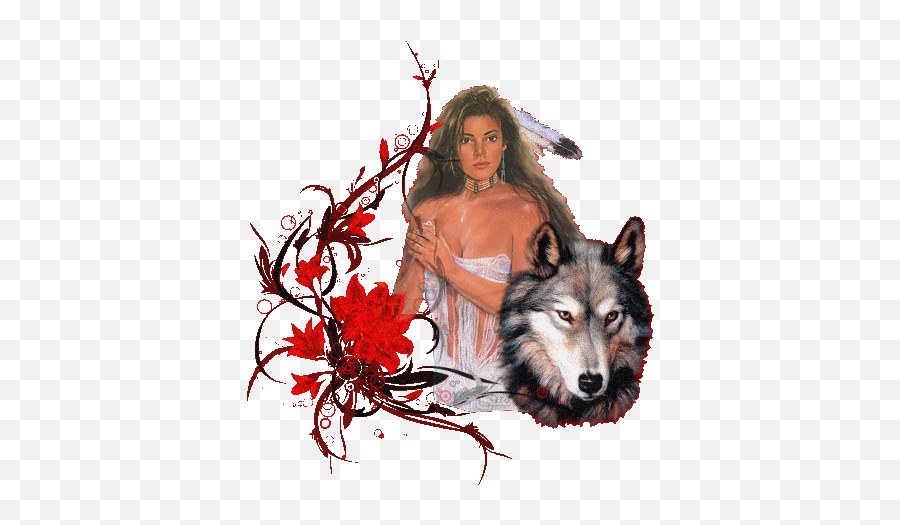 Wolves Images Native American Female - For Women Emoji,Emojis Animated Native American