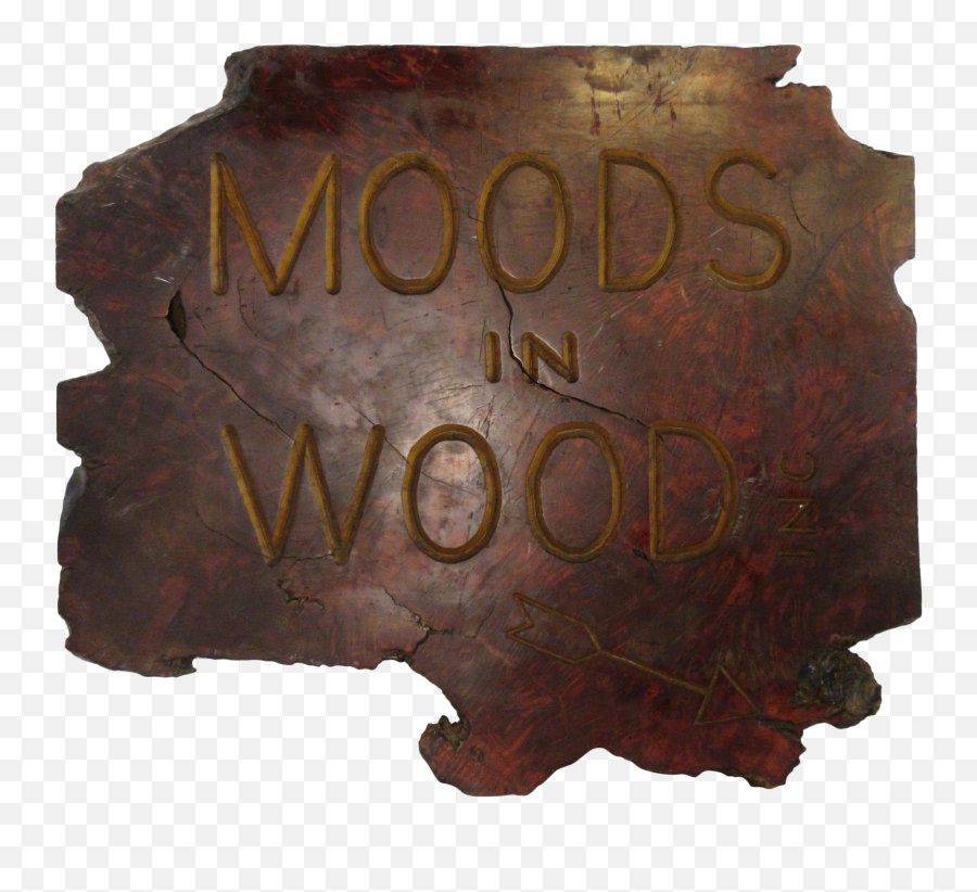 1970s Moods In Wood Sign - Language Emoji,Moods & Emotions Book Set