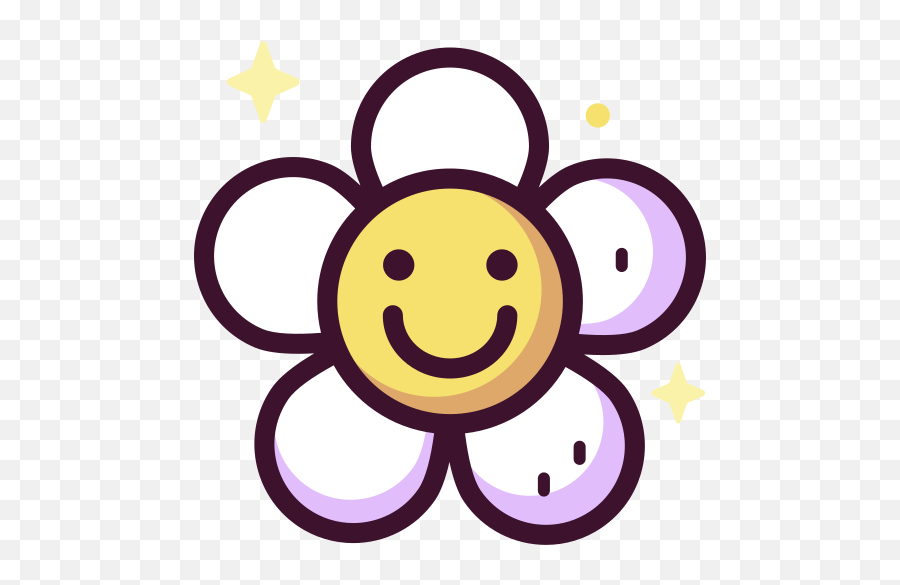 Flower - Free Nature Icons Happy Emoji,Sakura Flower Emoticon