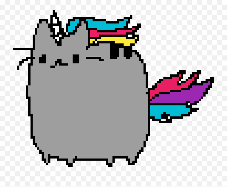 Pusheen Nyan Cat Gif Drawing - Plusheen Nyan Cat Gif Emoji,Nyan Cat Emoticon