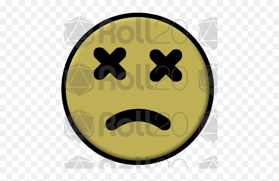 Status Effect Icons Roll20 Marketplace Digital Goods For - Icon Emoji,Unaware Emoticon
