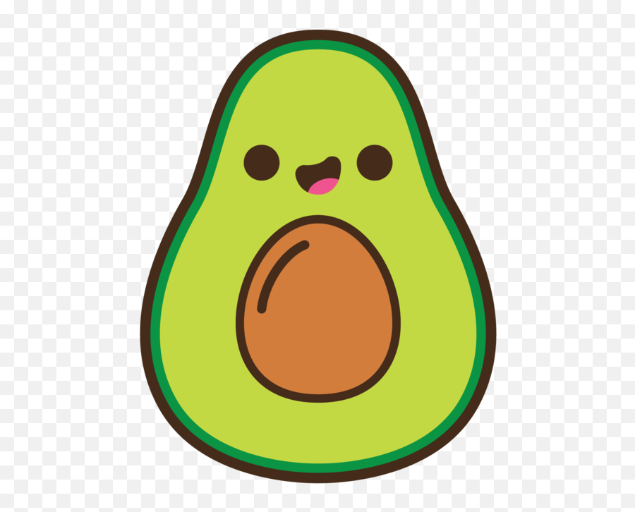 Avocado Son Clipart - Happy Emoji,Avocado Emoji Png
