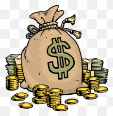 Download Money Cartoon Bag Png Download - Cartoon Transparent Background Clipart Money Emoji,Money Bags Emoticon