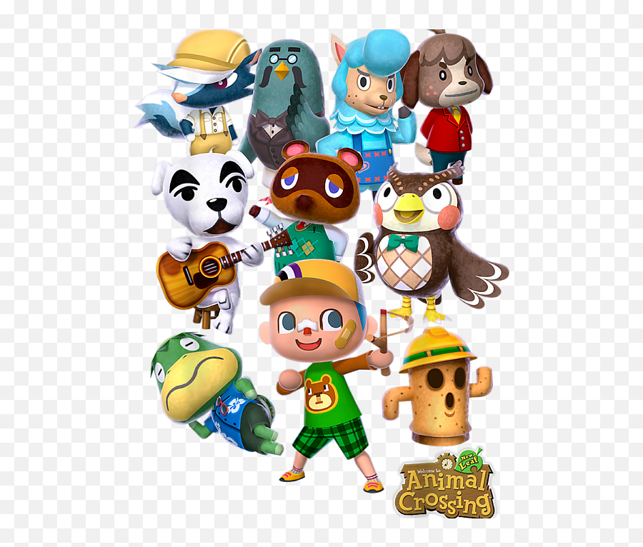 Animal Crossing New Leaf Villager Group Shot Graphic Puzzle - Animal Crossing Emoji,Animal Crossing Emotions Greetings