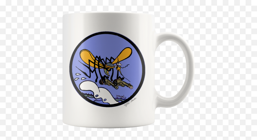 Pt Boat Squadron Ron 35 Emblem Coffee Mug Ww Ii 1939 - 45 Emoji,A Goat And A Bowl Of Soup Emoji Pop