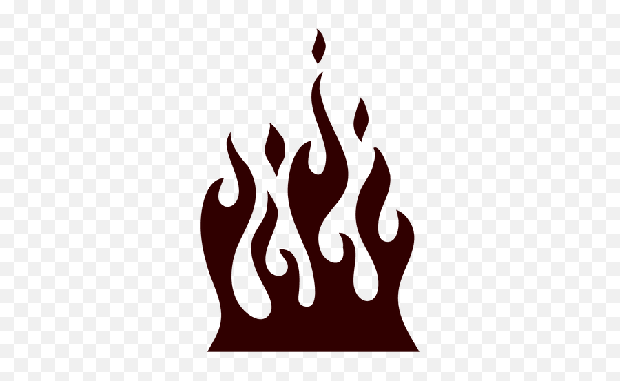 Burning Fire Silhouette Icon Transparent Png U0026 Svg Vector Emoji,Burning Emoticon