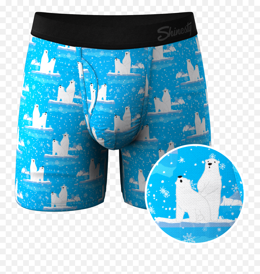 The How Coke Is Made Polar Bear Ball Hammock Pouch Underwear - Shinesty Underwear Christmas Emoji,Panties Emoji