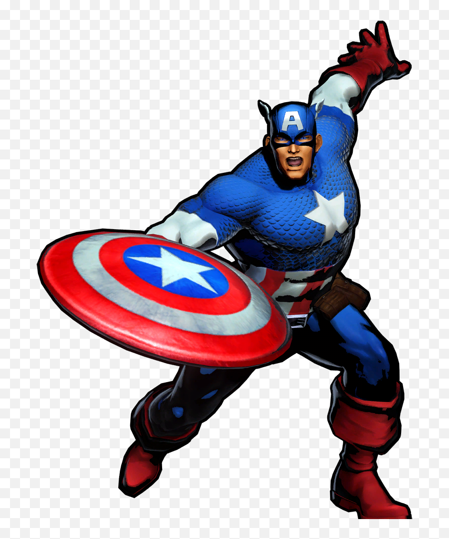 Captain America Marvel Vs Capcom 3 In - Mvc3 Captain America Emoji,Captain Marvel Emoji