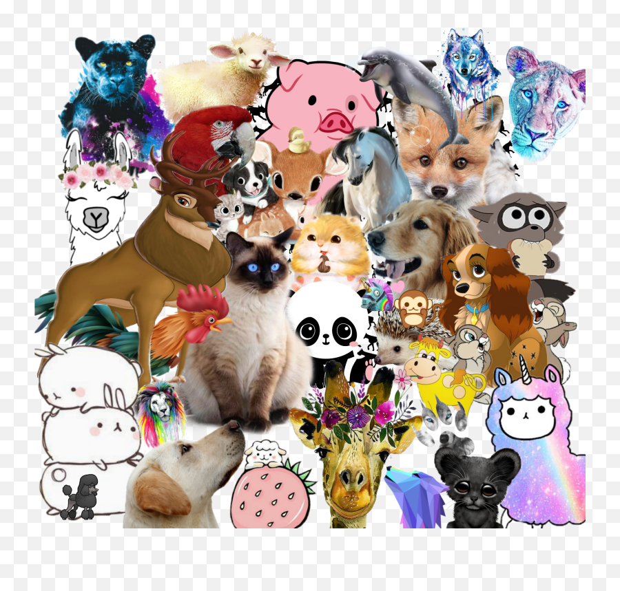 Animal Animals Cute Pet Sticker By Bellajuliana0509 Emoji,Windows Emoji Dog