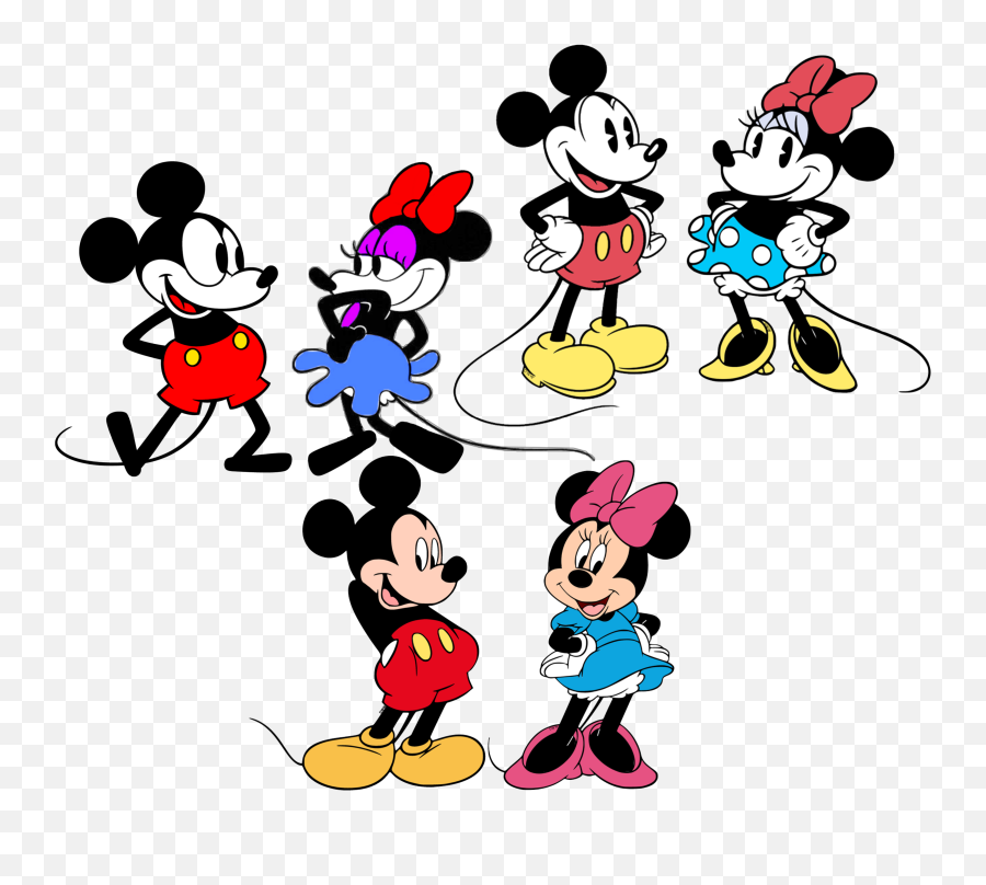 Mickey Minnie Mouse Mousekewitz Sticker - Minnie Mouse Evolution Emoji,Minnie Emoji