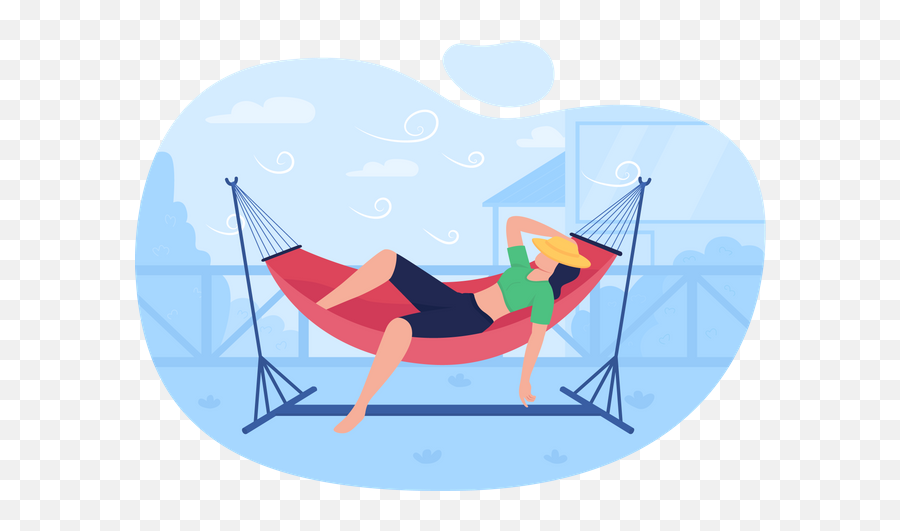 Hammock Icon - Download In Line Style Emoji,Sunbathe Emoji