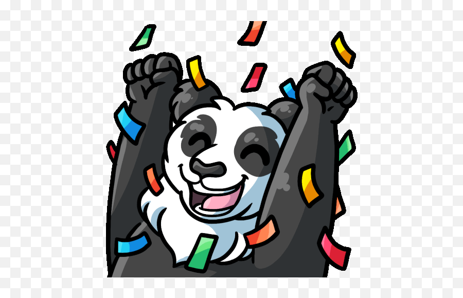 Giantpanda Pandaoparty Sticker - Giantpanda Pandaoparty Emoji,Discord About Me Emoji Art