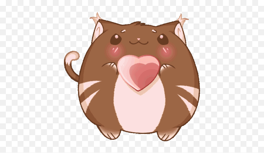 Cute Sticker - Cute Discover U0026 Share Gifs Emoji,Heart Emoji Pfp Hamster