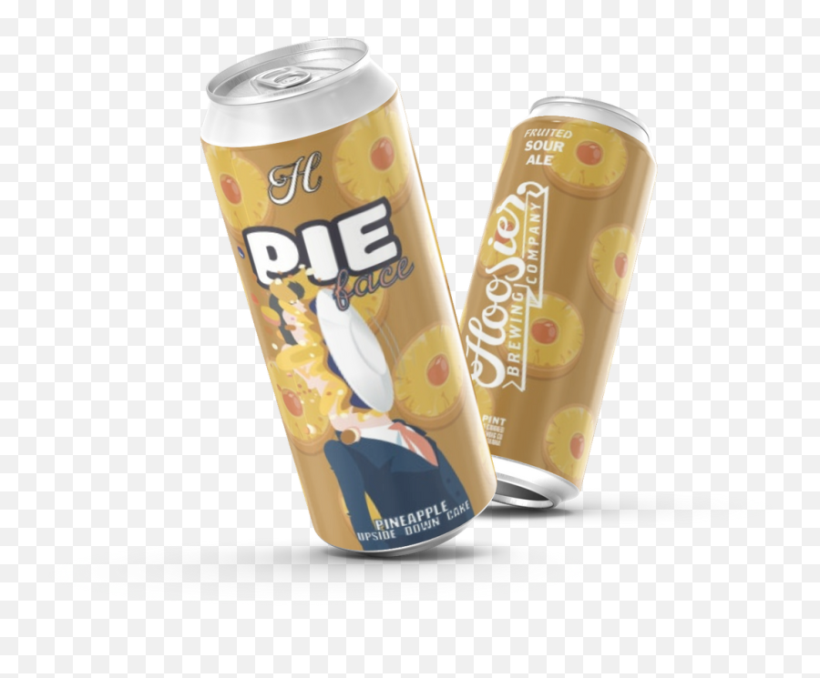 Pie Face Pineapple Upside Down Cake Fruited Sour 4pks Cans Emoji,What Is The Upside Down Smiley Emoji