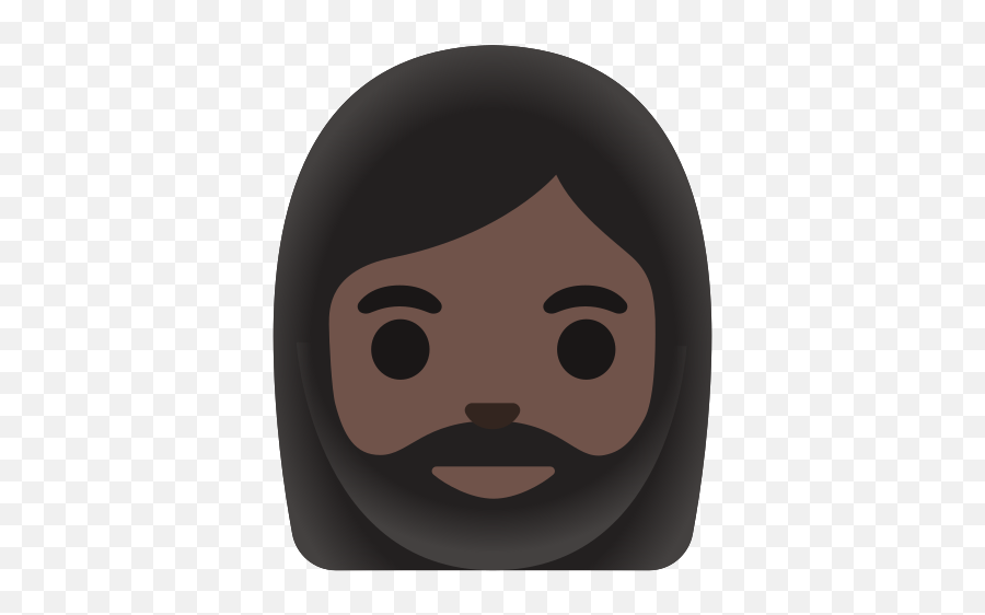 U200d Woman Dark Skin Tone Beard Emoji,Cool Beard Emoji