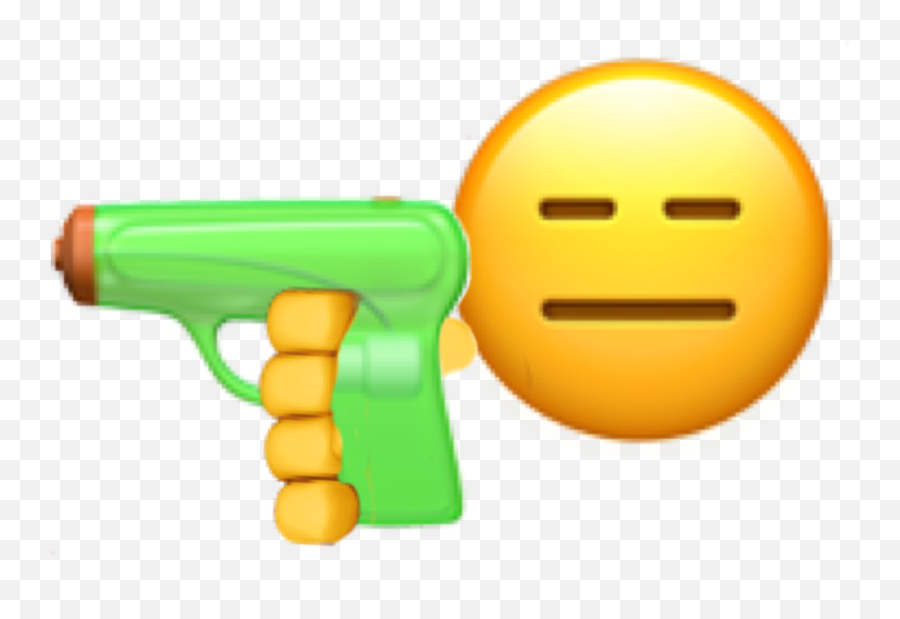 Gun Die Kill Dumb Um Stupid Sticker - Happy Emoji,Dumb Emoticon