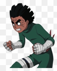 Sticker Rock Lee Pack List - Stickerchan 8 Gates Rock Lee Png Emoji,Rock Fist Emoji
