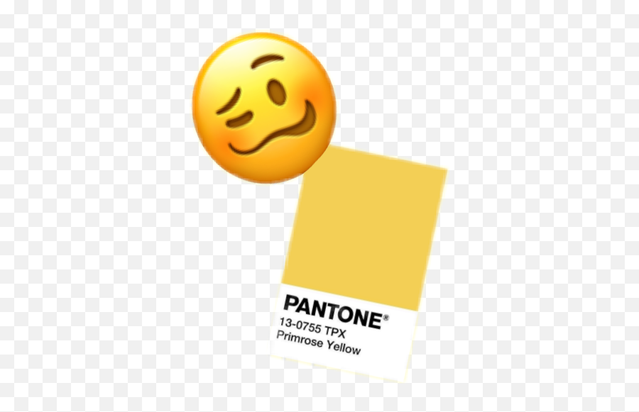 Emoji Yellow Pallete Pantone Cute - Happy,Emoji Color In