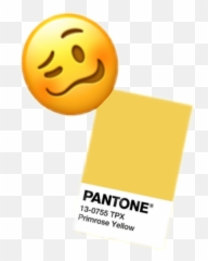 Emoji Yellow Pallete Pantone Cute - Happy,Emoji Color In