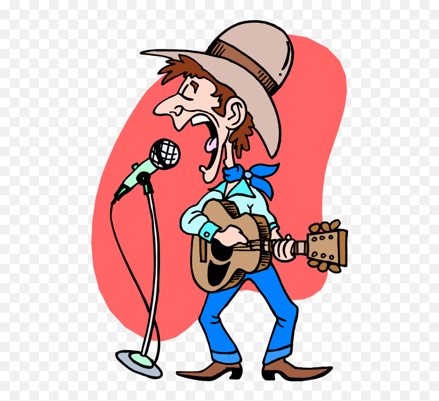 Country Music Clipart Free Images - Country Music Clipart Emoji,Singing Emoji Clipart